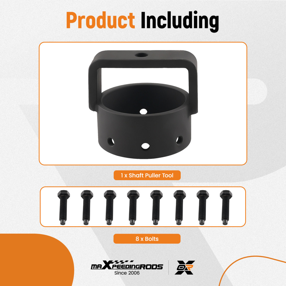 3.7 Axle CV Puller for ATV UTV Side-by-Side Carbon Steel Removal 8-Bolt Tool