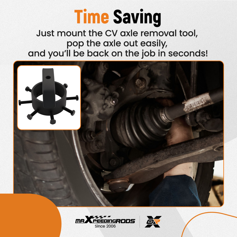 3.7 Axle CV Puller for ATV UTV Side-by-Side Carbon Steel Removal 8-Bolt Tool