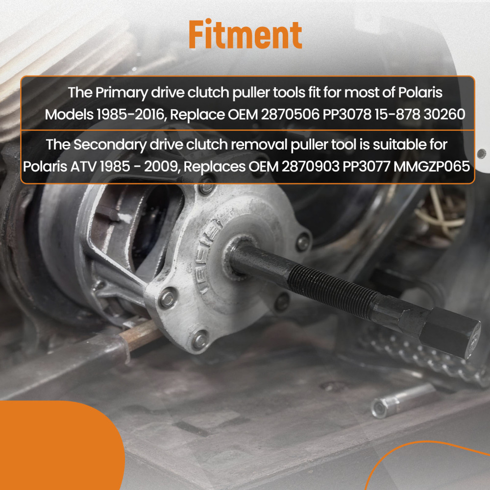Clutch Puller Tool Kit compatible for Polaris Sportsman 300 400 450 500 1985-2016 2870506