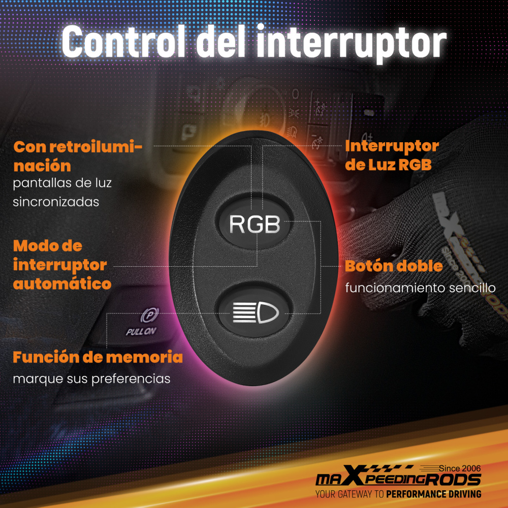 LED Pod Light Kit For UTV ATV 3.5 Round 160W Spot RGB DRL IP68 compatibile per White 6000K 12V