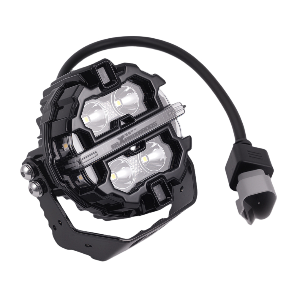 3.5inch 160W LED Driving Light Spot Beam RGB DRL For 4X4 ATV IP68 compatible for White 6000K