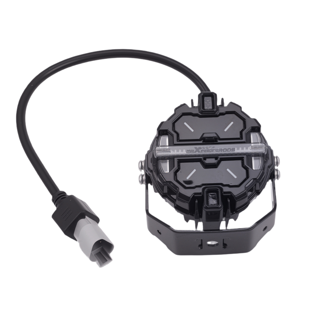 LED Pod Light Kit For UTV ATV 3.5 Round 160W Spot RGB DRL IP68 compatibile per White 6000K 12V