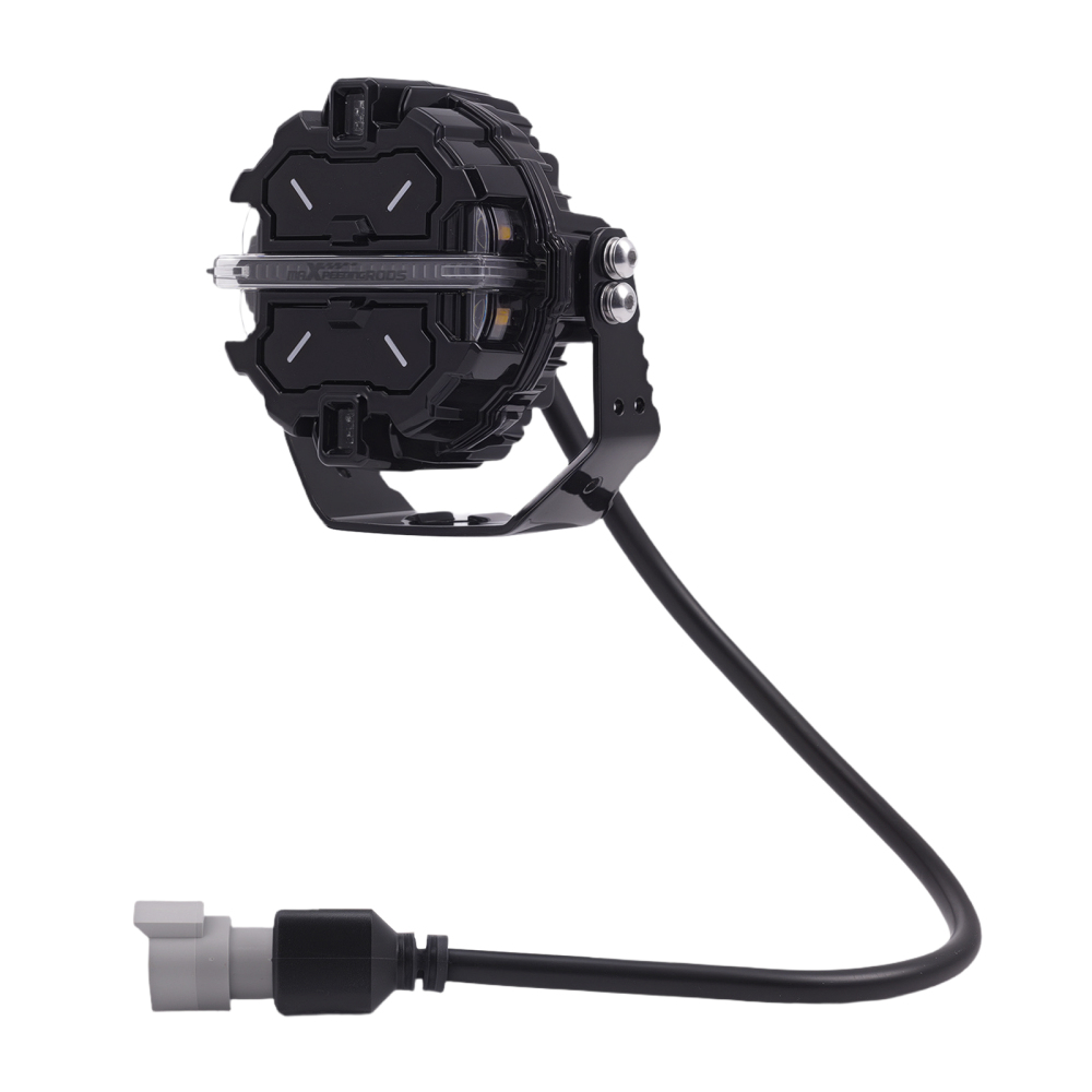 LED Pod Light Kit For UTV ATV 3.5 Round 160W Spot RGB DRL IP68 compatibile per White 6000K 12V