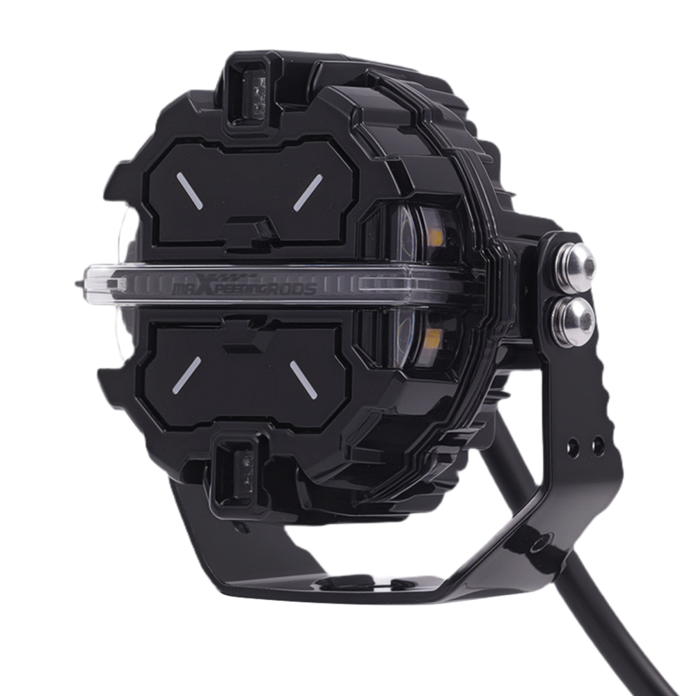 LED Pod Light Kit For UTV ATV 3.5 Round 160W Spot RGB DRL IP68 compatibile per White 6000K 12V