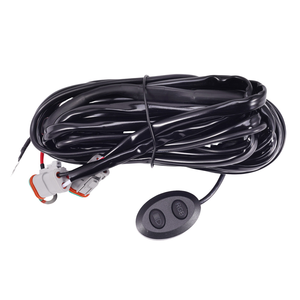 3.5 Inch LED Driving Lamp Offroad Light Side Shooter Amber DRLRGB Spotlight