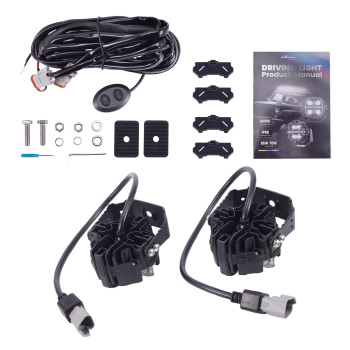 Luci di guida a LED 19200LM Spot RGB Pods For UTV Marine 4X4 Off Road 12V IP68