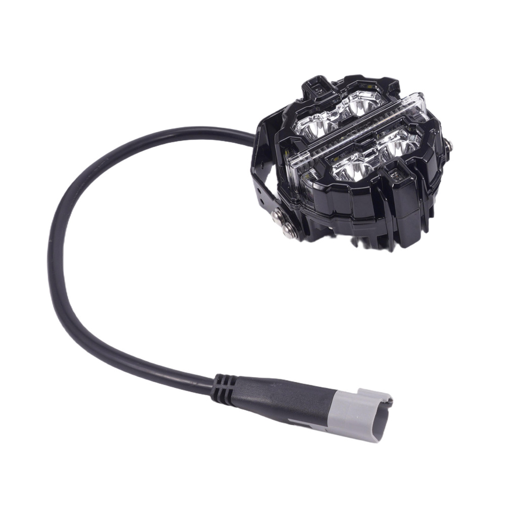 3.5inch Round 160W LED Driving Light Spot Beam DRL Amber 3000K compatible for White 6000K IP68