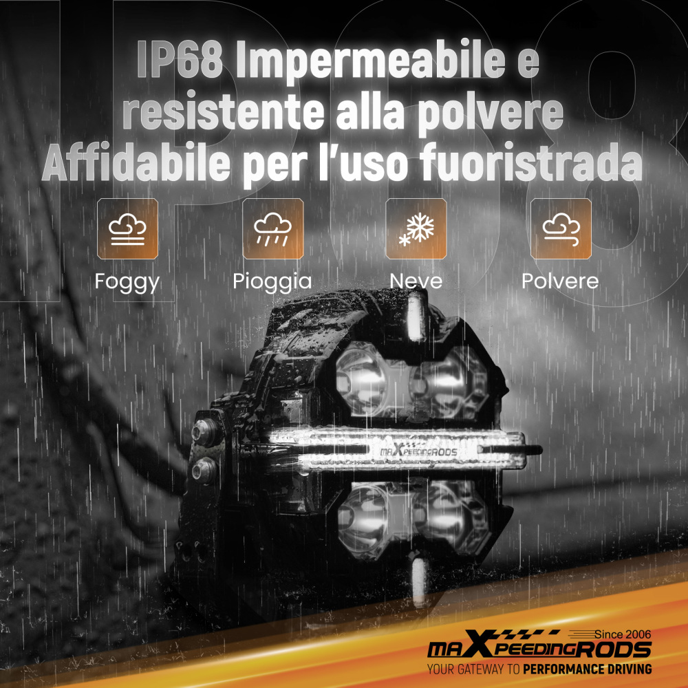 Round LED Work Light 3.5 For Marine Truck SUV ATV Side Shooter compatibile per White Amber DRL