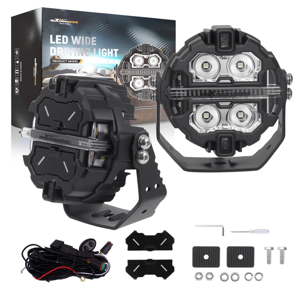 Projecteur LED 160W Crosshair Spot Beam For Camion SUV Marine IP68 3.5
