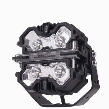 LED Work Lights 19200LM Side Shooter For SUV Truck Marine 4WD compatible for White+Amber DRL