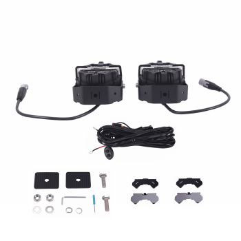 LED Work Lights 19200LM Side Shooter For SUV Truck Marine 4WD compatible for White+Amber DRL