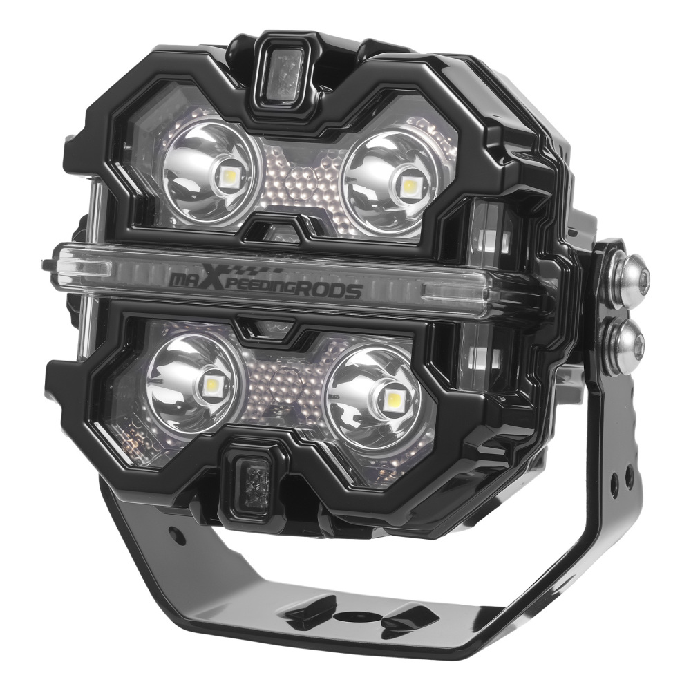 Barra LED 3.5 Pollici 270° Spot Beam Faro Ausiliario Guida Off Road 19200LM IP68