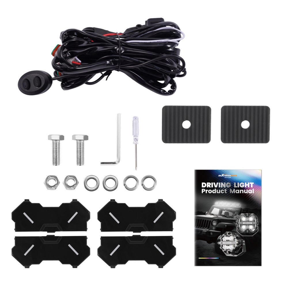 LED Luz Auxiliar Conducción 3.5 160W RGB DRL For ATV UTV 4WD 4X4 12V IP68