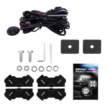LED Luz Auxiliar Conducción 3.5 160W RGB DRL For ATV UTV 4WD 4X4 12V IP68