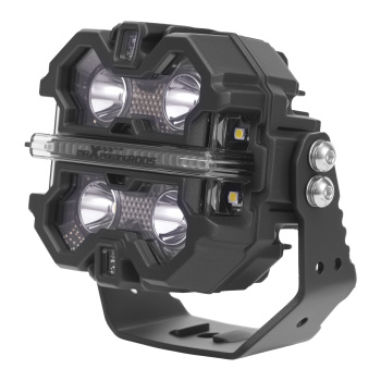 LED Pod Luci 160W For Auto SUV 4X4 Marina RGB DRL Spot Beam 3.5 IP68 Bianco 12V