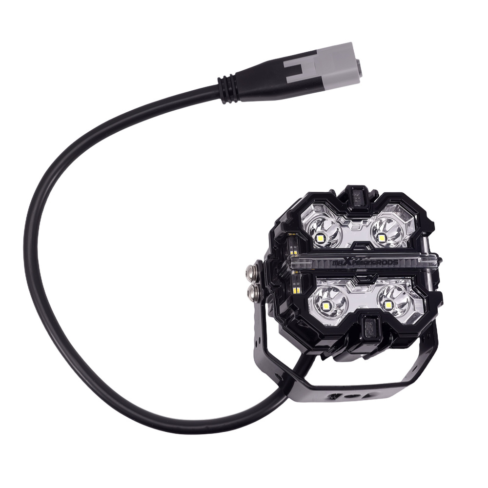 Faretto LED Ausiliario 270° 3,5 pollici IP68 Luce Lavoro 6000K DRL Ambra Camion