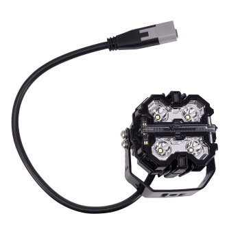 Faretto LED Ausiliario 270° 3,5 pollici IP68 Luce Lavoro 6000K DRL Ambra Camion