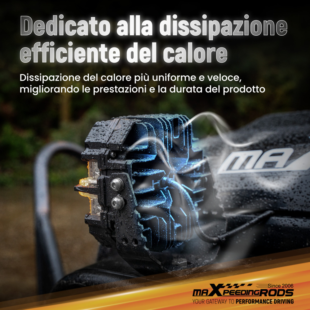 LED Auxiliary Lights 270° Beam IP68 Waterproof For Marine Boat Mining Vehicle