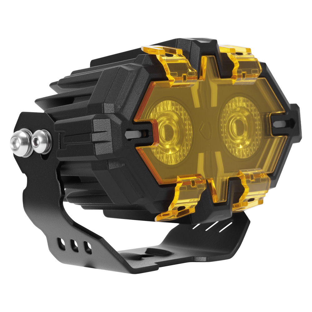 LED Auxiliary Light For Off-Road Truck Excavator 4.5x2.5 108W Spot Flood Combo