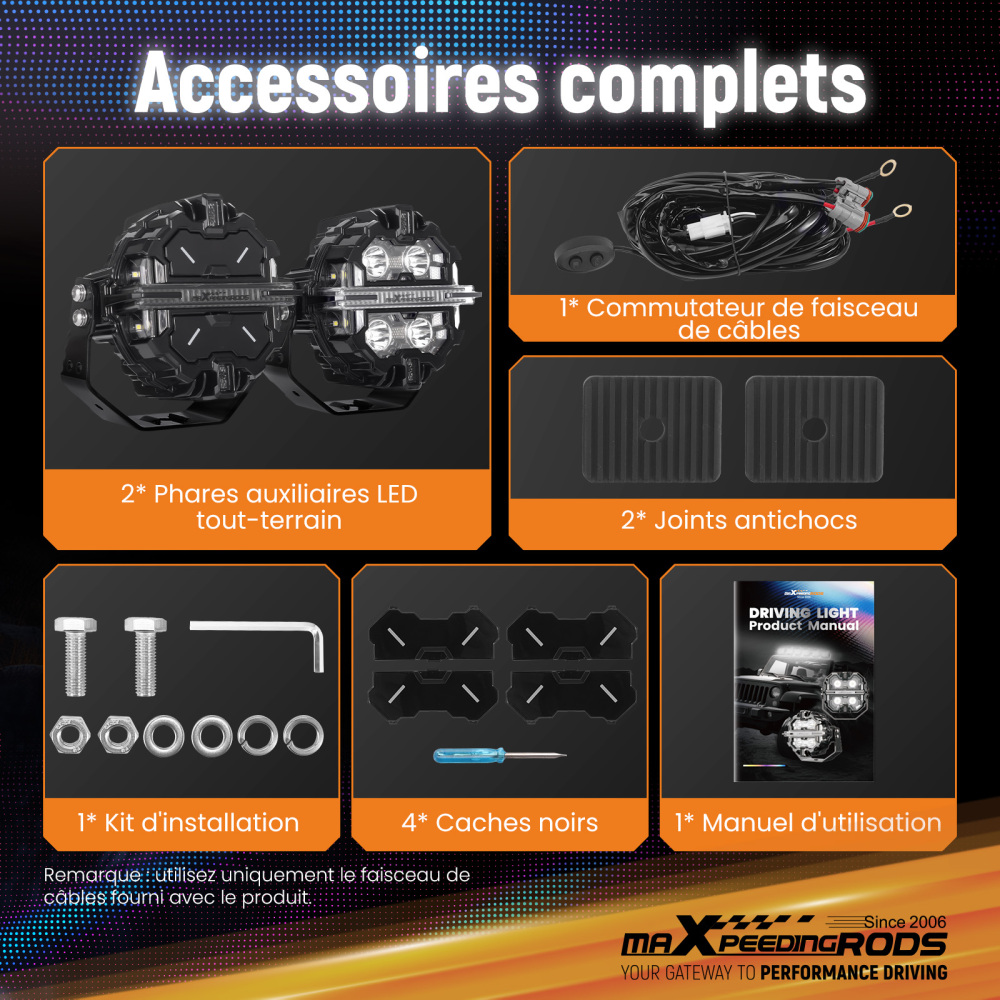 5 inch 160W LED Driving Light Spot Beam RGB DRL For 4X4 ATV IP68 compatible for White 6000K