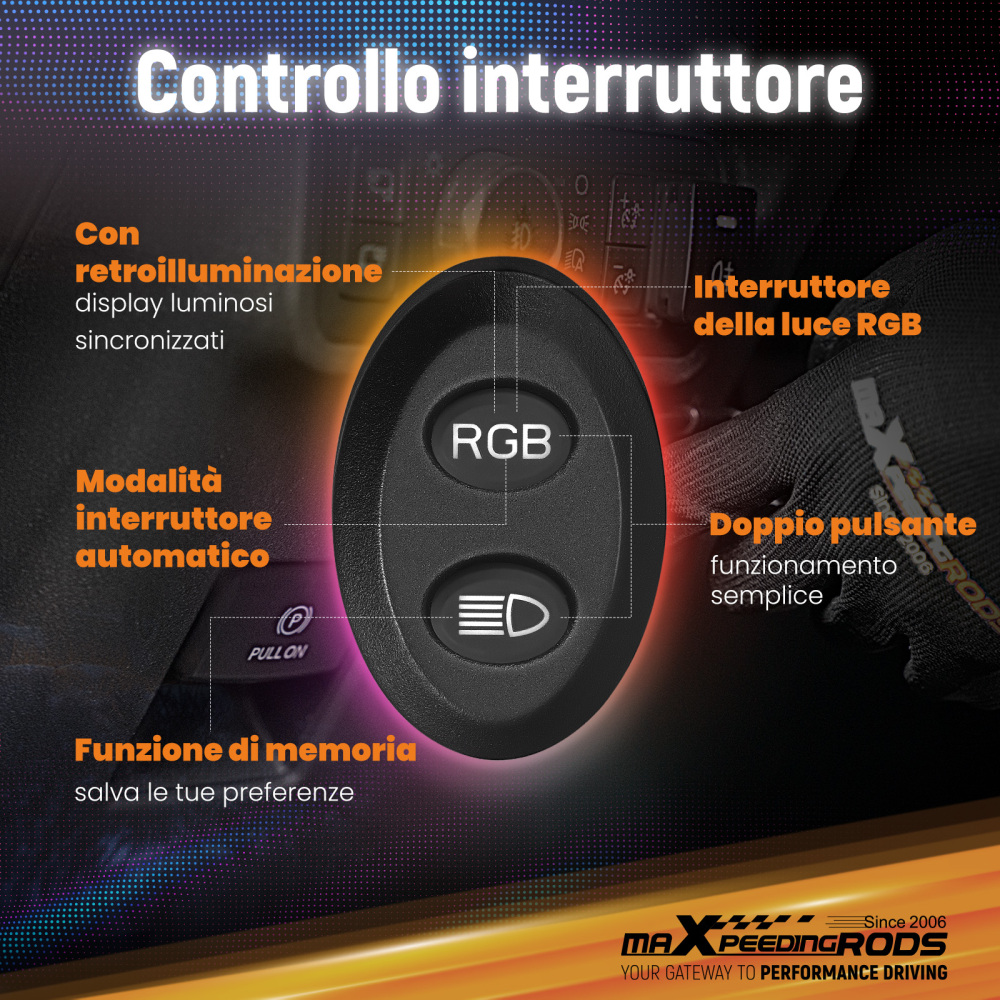 5 inch 160W LED Driving Light Spot Beam RGB DRL For 4X4 ATV IP68 compatible for White 6000K