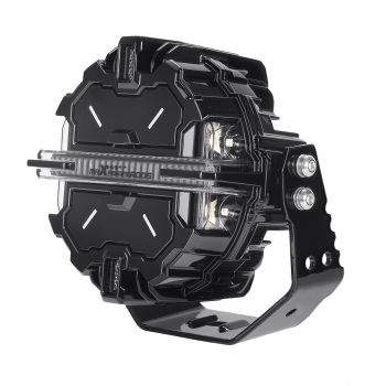 Feux de route à LED 5 pouces RVB DRL Ambre Blanc Faisceau Spot Tout-terrain 212W