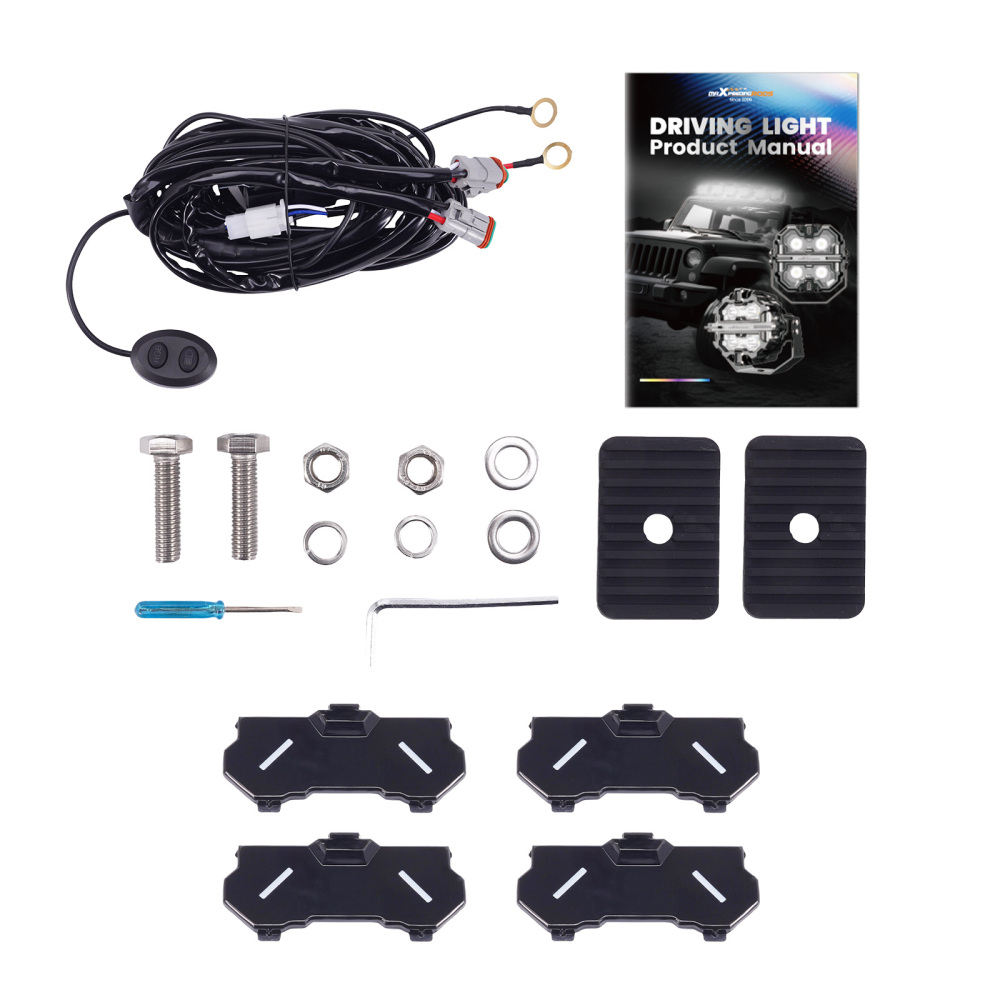 5 inch 160W LED Driving Light Spot Beam RGB DRL For 4X4 ATV IP68 compatible for White 6000K