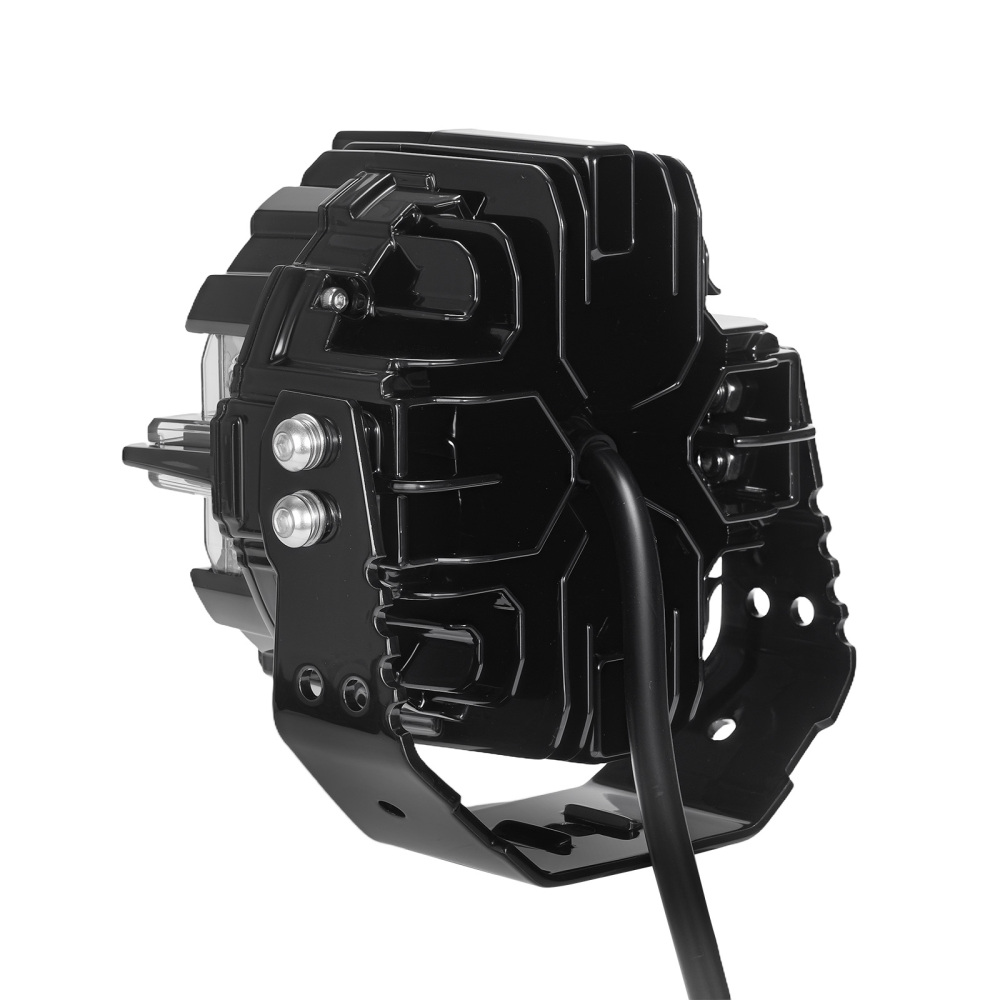 Feux de route à LED 5 pouces RVB DRL Ambre Blanc Faisceau Spot Tout-terrain 212W