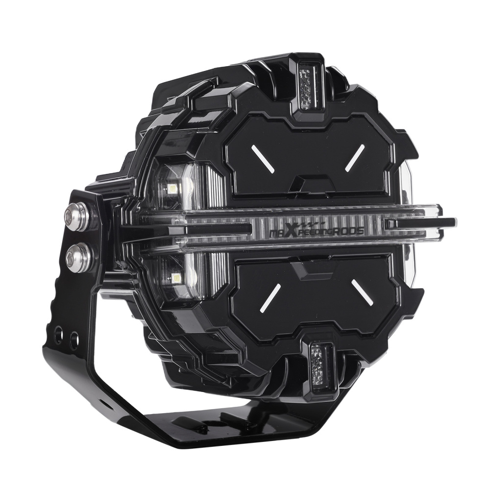 Luci di guida a LED rotonde da 5 pollici RGB DRL ambra bianco fascio spot 212W