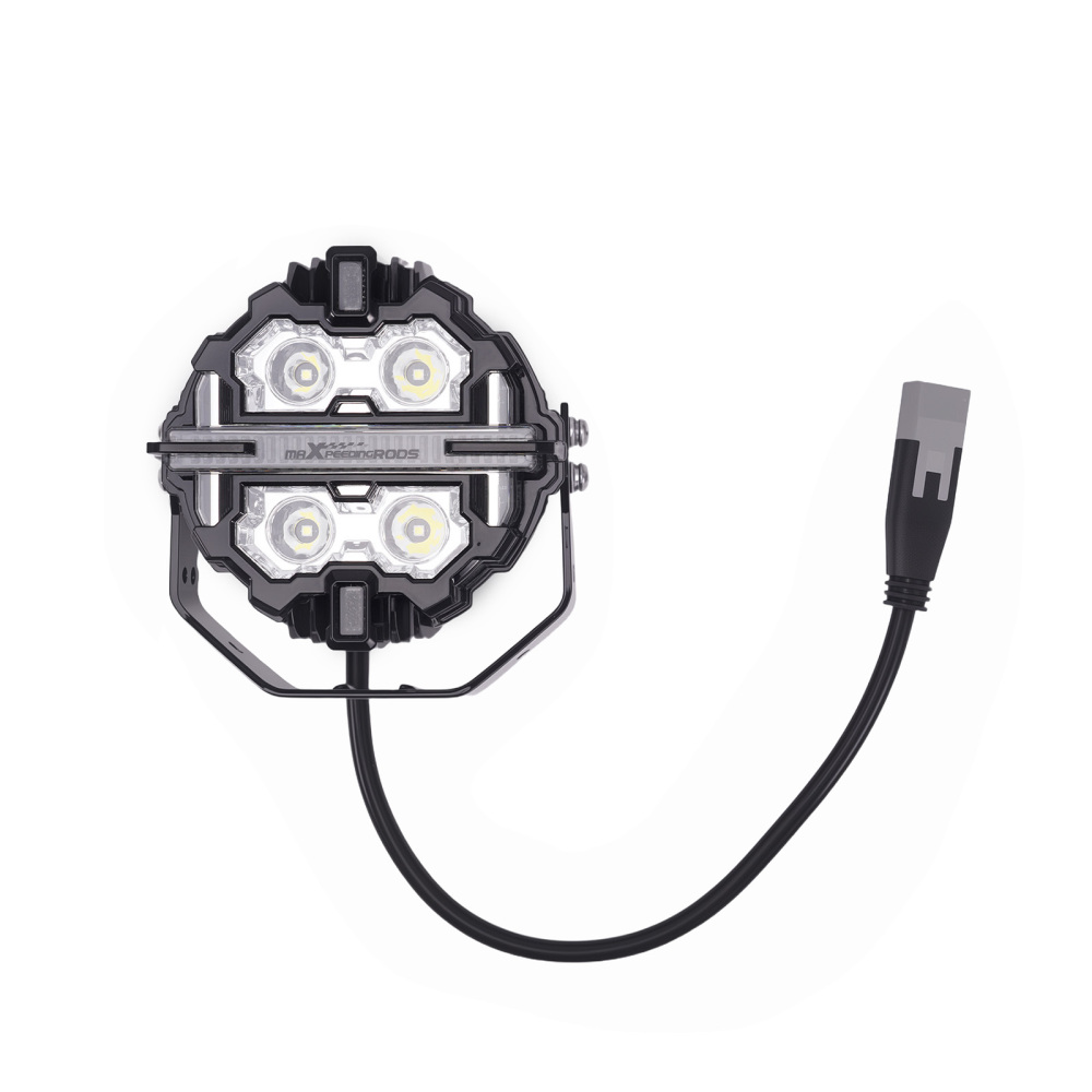 5inch Round 178W LED Driving Light Spot Beam DRL Amber 3000K compatible for White 6000K IP68