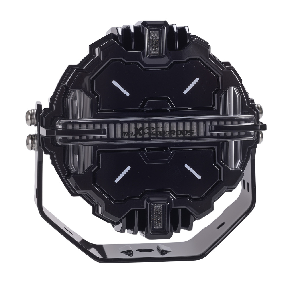 Luci di guida a LED da 5 per fuoristrada, bianche + ambra, DRL, IP68, 178 W