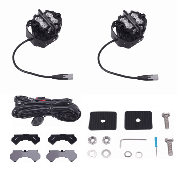 Luci di guida a LED da 5 per fuoristrada, bianche + ambra, DRL, IP68, 178 W