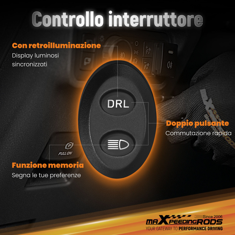 Luci di guida a LED da 5 Spot Flood Combo 178W Bianco DRL Off Road Light Pods