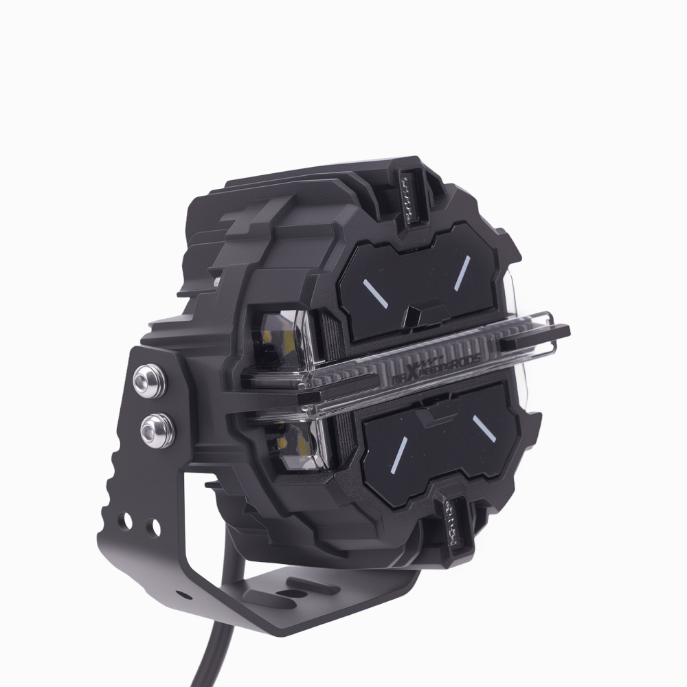 5 178W LED Driving Lights Spot Beam DRL compatible for White Amber Pod Lights IP68 270° 6000K