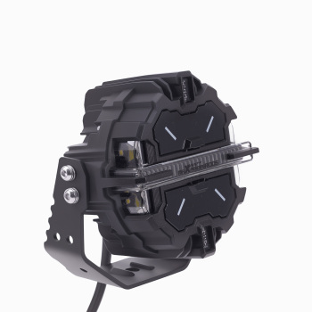 5 178W LED Driving Lights Spot Beam DRL compatible for White Amber Pod Lights IP68 270° 6000K