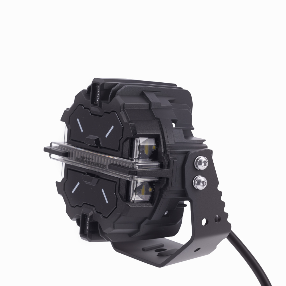 5 178W LED Driving Lights Spot Beam DRL compatible for White Amber Pod Lights IP68 270° 6000K