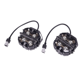 5inch Square 212W LED Driving Light Bar Spot Flood Combo RGB DRL Off Road IP68