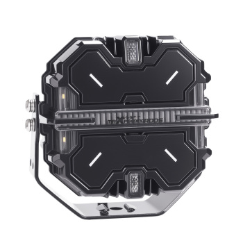 Coppia Luci LED Ausiliarie 212W Spot Light RGB DRL Bianco Ambra Universal 5inch