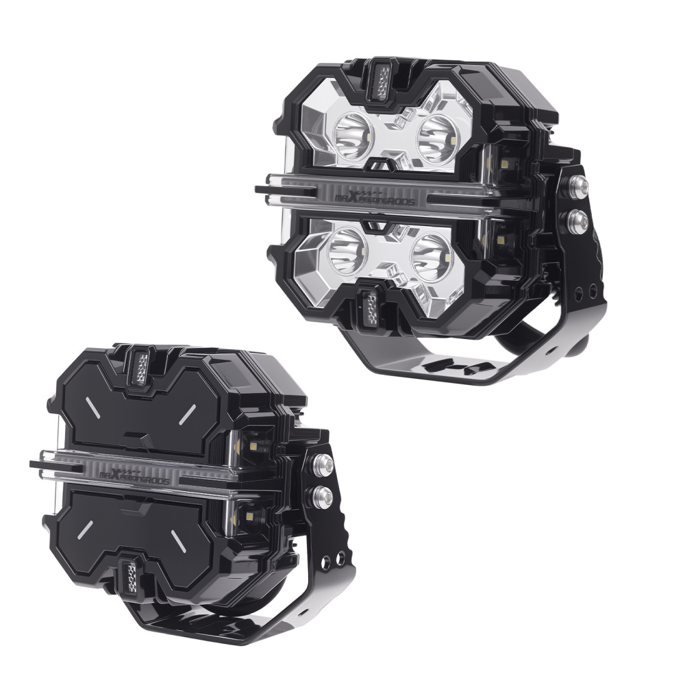 Kit luci di guida a LED compatibile per Jeep UTV Spot Beam Side Shooter 21360LM Bianco 6000K