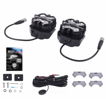 Kit luci di guida a LED compatibile per Jeep UTV Spot Beam Side Shooter 21360LM Bianco 6000K