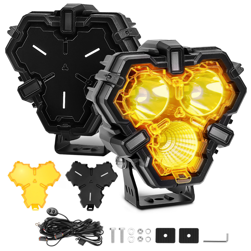 LED Work Light Bar Flood Spot Lights Driving for Offroad Car Truck SUV 4x4 ATV