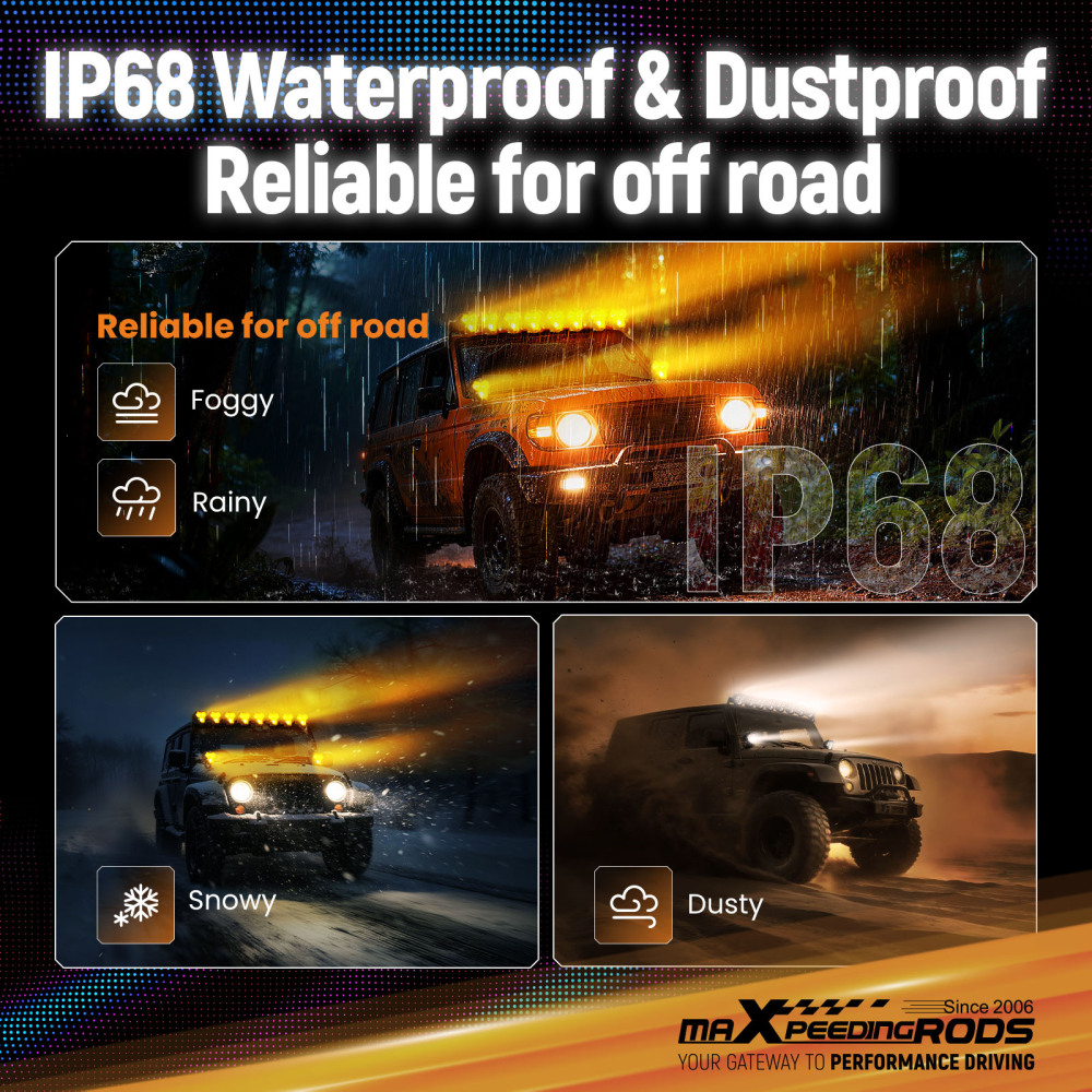 LED Work Light Bar Flood Spot Lights Driving for Offroad Car Truck SUV 4x4 ATV
