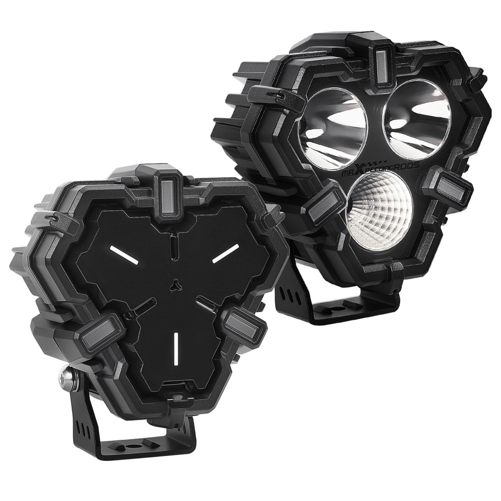 120W 5 LED Auxiliary Driving Light Combo Beam IP68 compatible for White Yellow Offroad