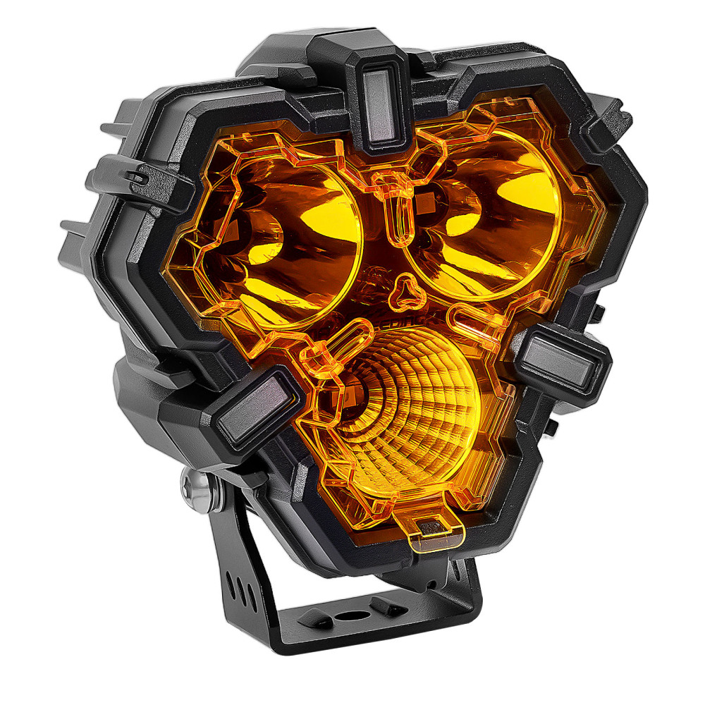 120W 5 LED Auxiliary Driving Light Combo Beam IP68 compatible for White Yellow Offroad