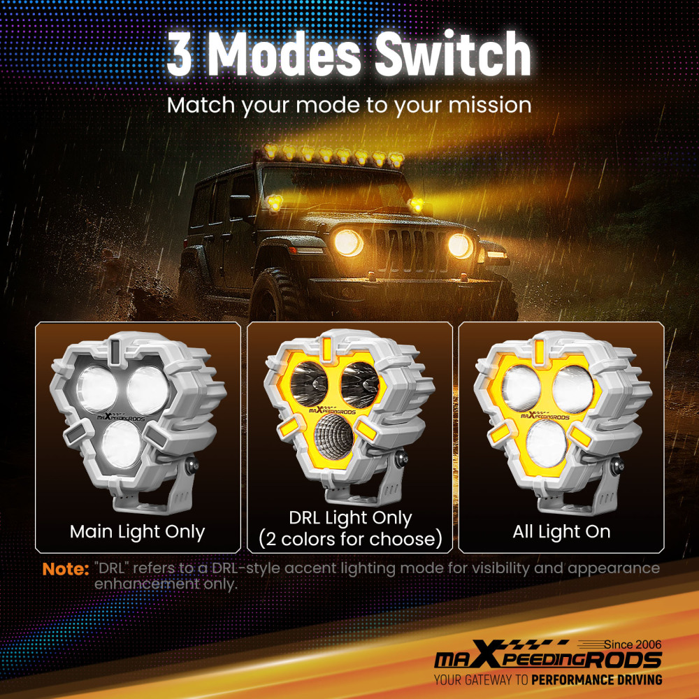 120W 5 LED Auxiliary Driving Light Spot Flood IP68 compatible for Land Rover Defender compatible for Jeep