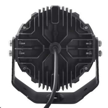 7 Matte Black LED Driving Lights Round Spot BeamSide Shooter RGB DRL Offroad