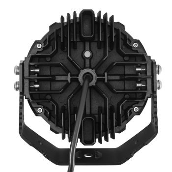 7inch Round Matte Black LED Driving Lights Spot BeamSide Shooter DRL Offroad