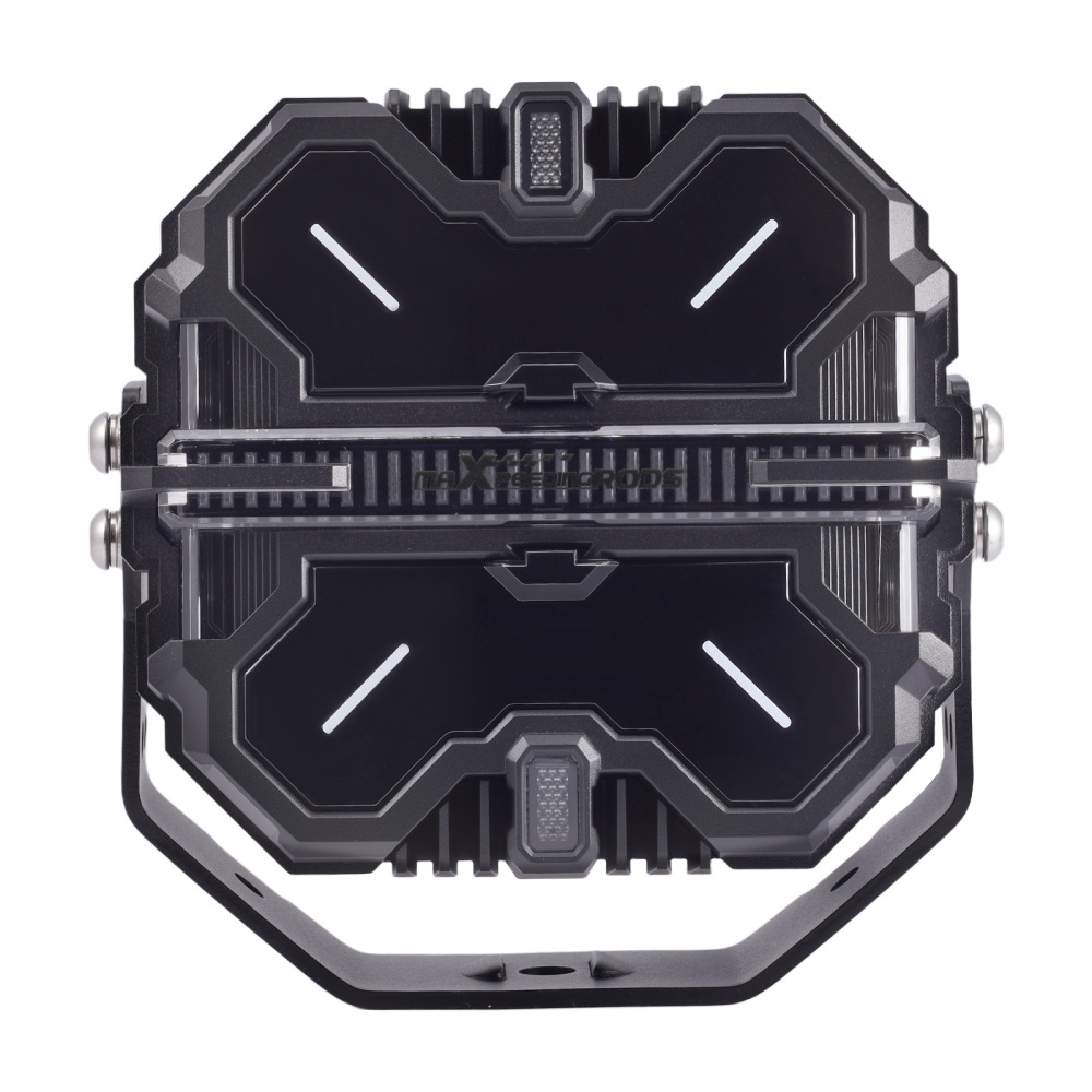 7inch LED Work Light Pods 270° Beam Pattern compatible for White+Amber DRL compatible for Jeep Gladiator