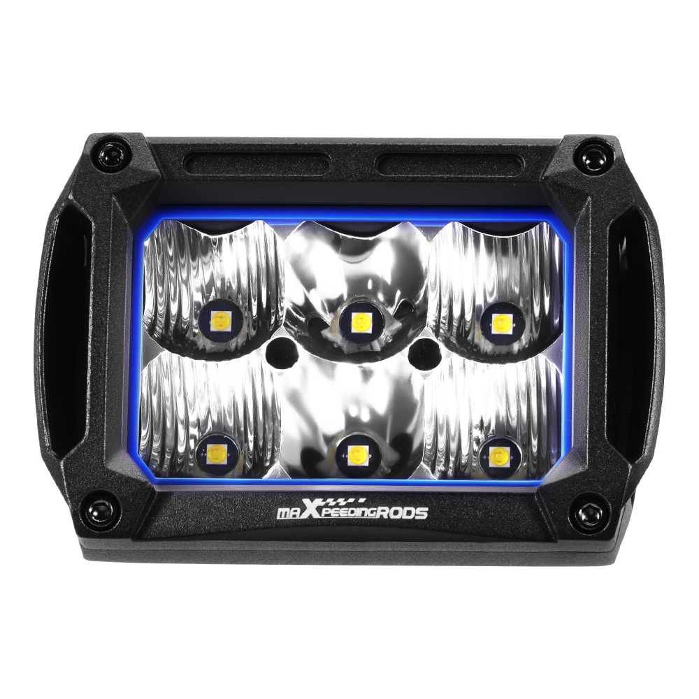 Barra LED 60W 4,4 for Fuoristrada 6000lm Spot Flood Bianco 5700K