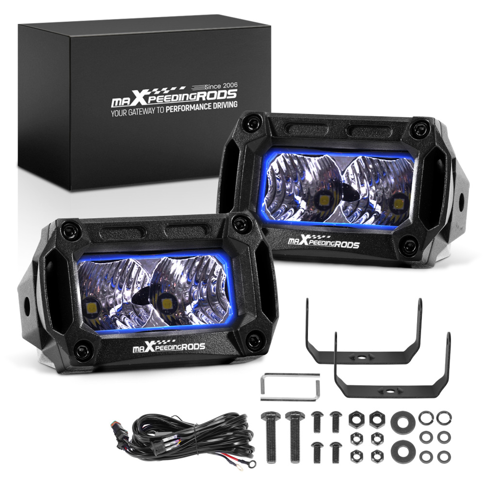 3.3inch LED Auxiliary Light Universal 20W Flood Beam 2000lm IP67 Off-Road